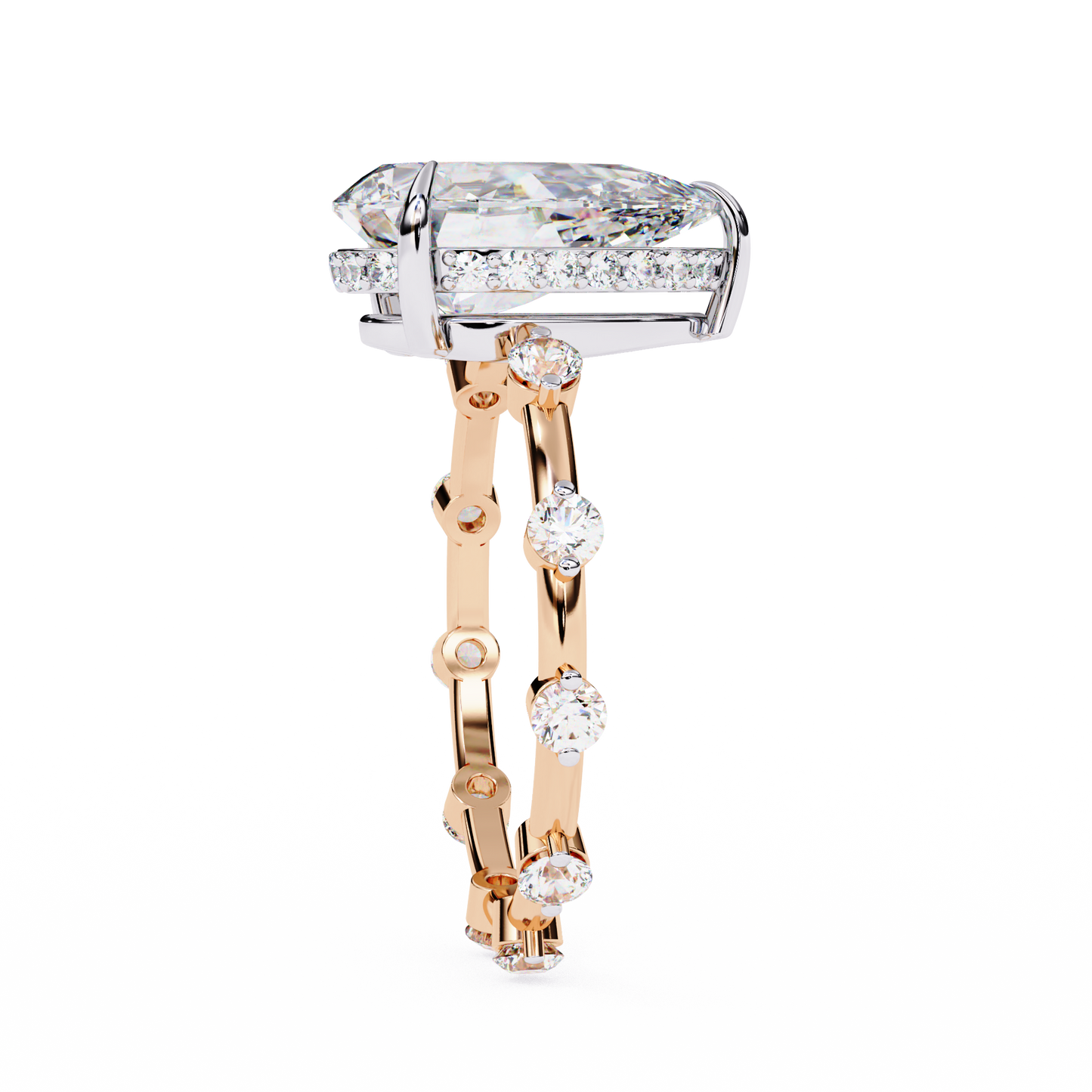 Belgravia Éclat Pear Solitaire Ring
