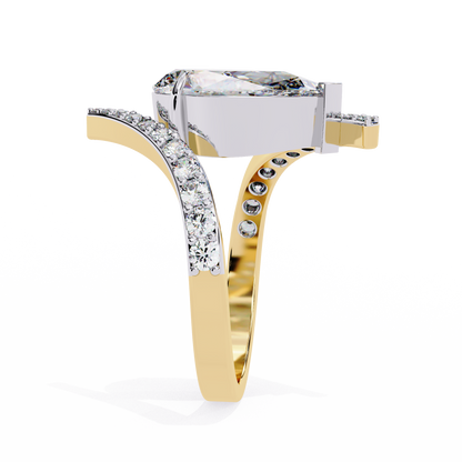 Lucinda Amoris Pear Solitaire Ring