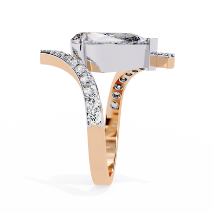Lucinda Amoris Pear Solitaire Ring