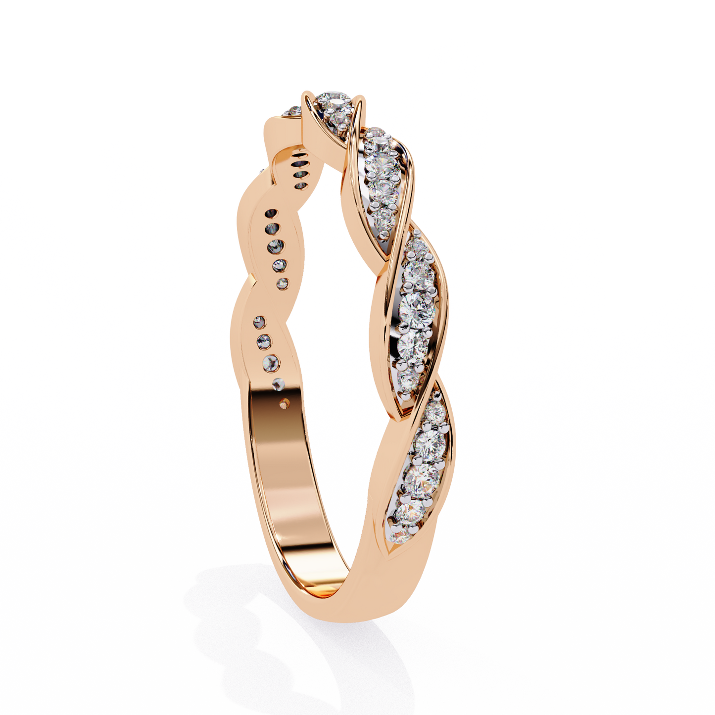 Serenelle d’Amour Twisted Eternity Ring