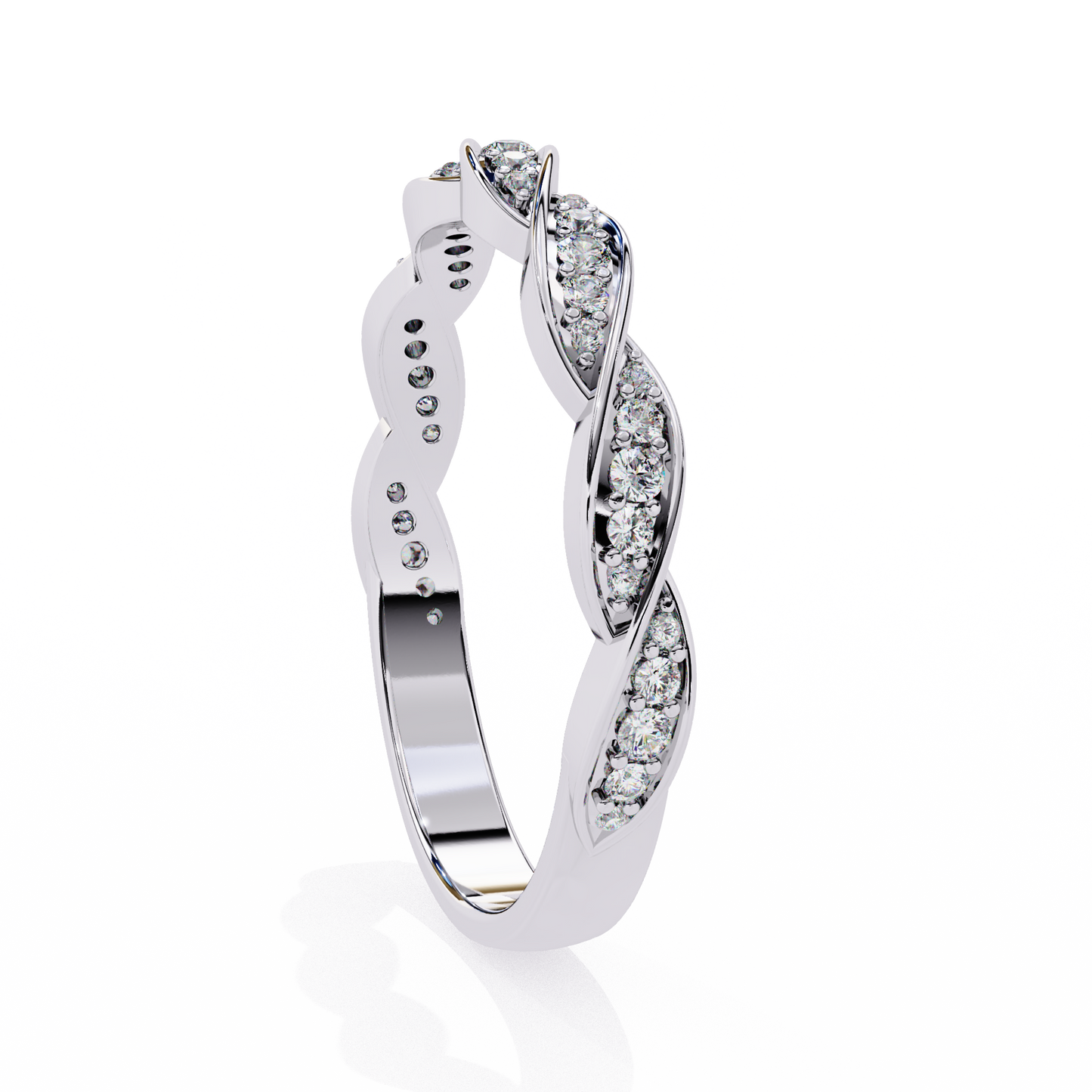 Serenelle d’Amour Twisted Eternity Ring