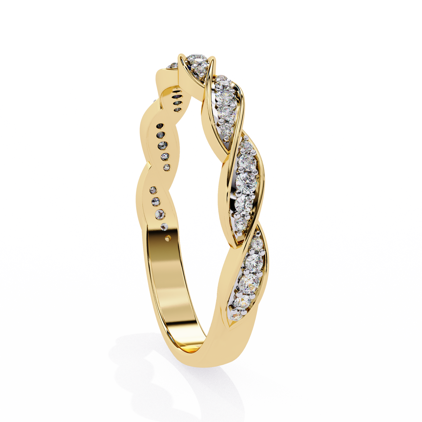 Serenelle d’Amour Twisted Eternity Ring