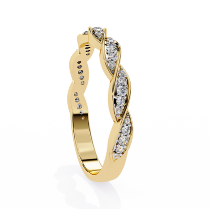 Serenelle d’Amour Twisted Eternity Ring
