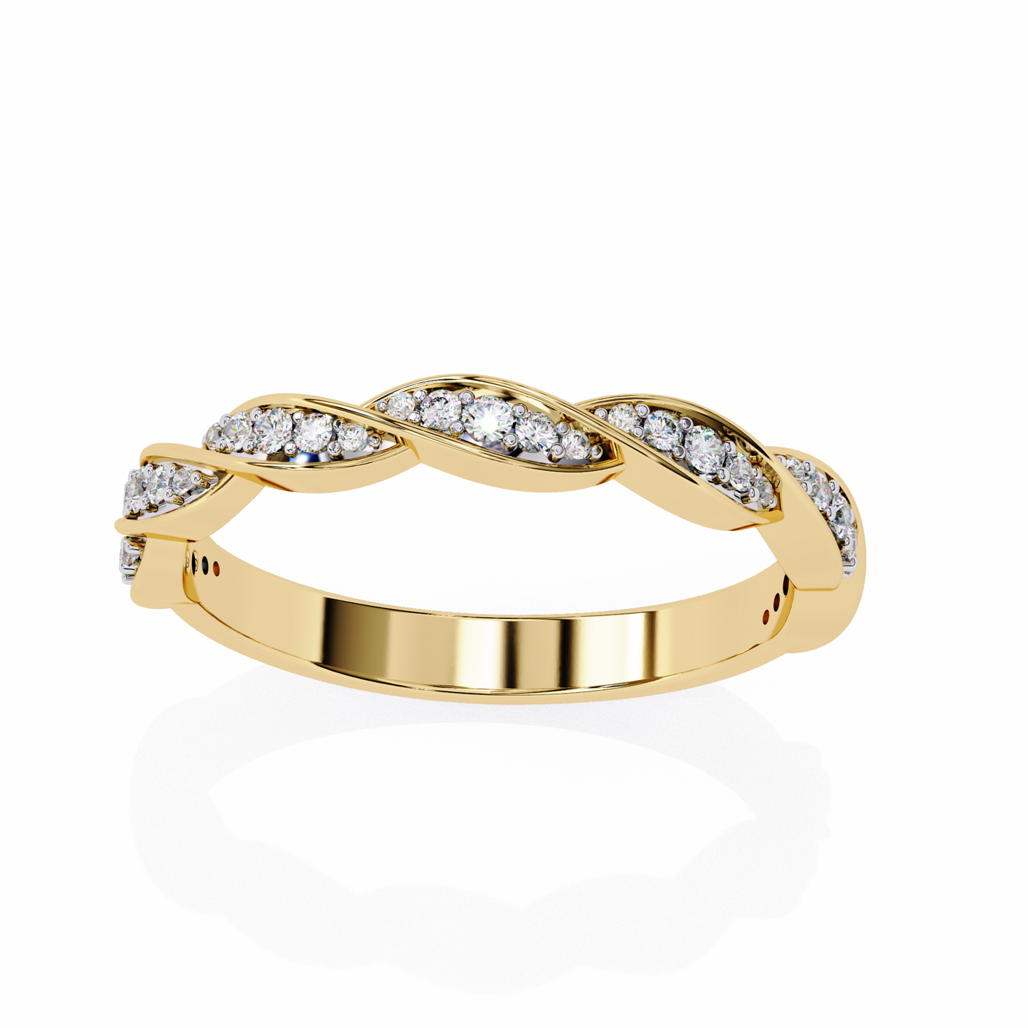 Serenelle d’Amour Twisted Eternity Ring