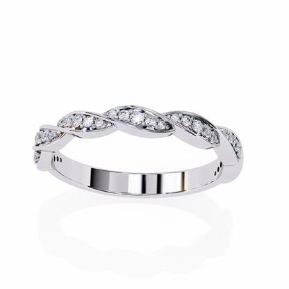 Serenelle d’Amour Twisted Eternity Ring