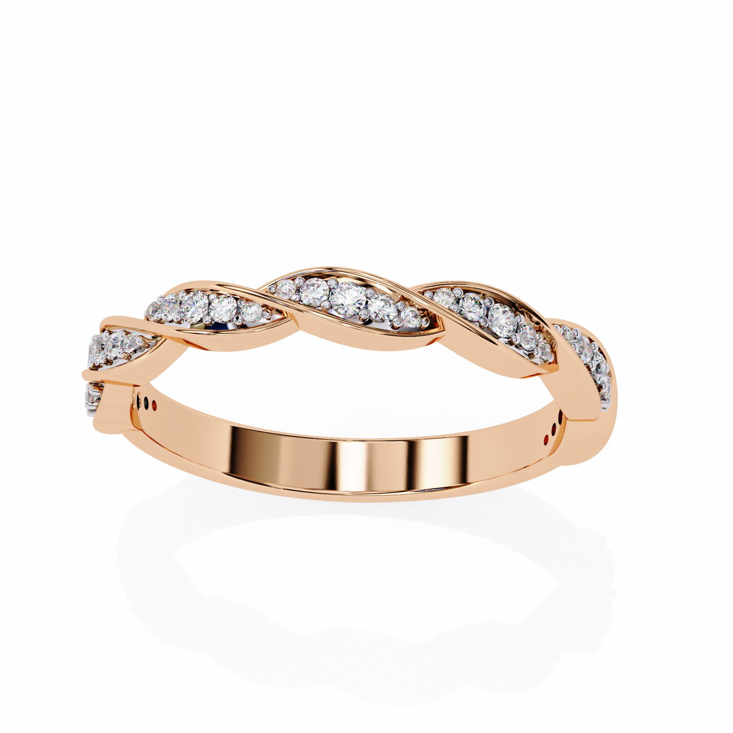 Serenelle d’Amour Twisted Eternity Ring