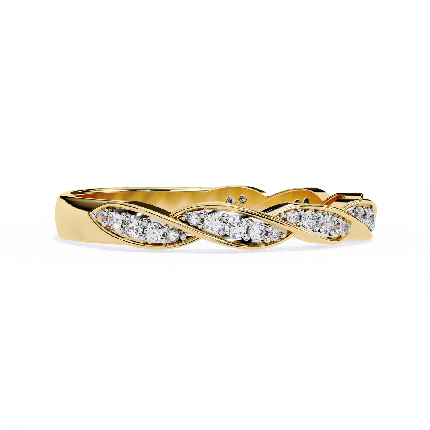 Serenelle d’Amour Twisted Eternity Ring