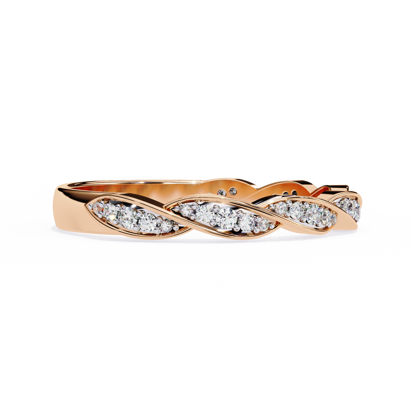 Serenelle d’Amour Twisted Eternity Ring