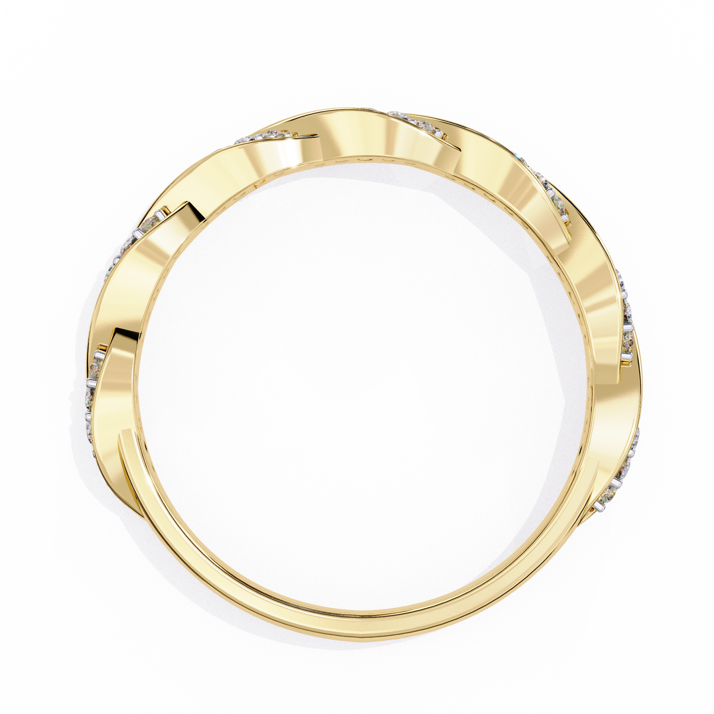 Serenelle d’Amour Twisted Eternity Ring