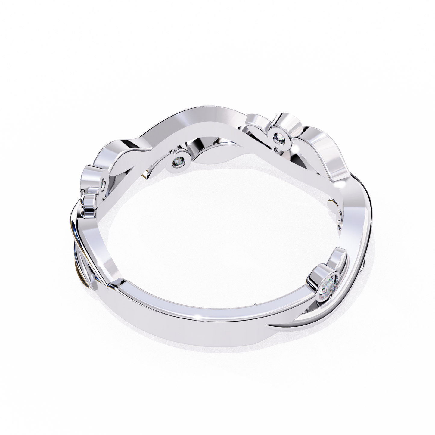Prima Celeste Diamond Ring
