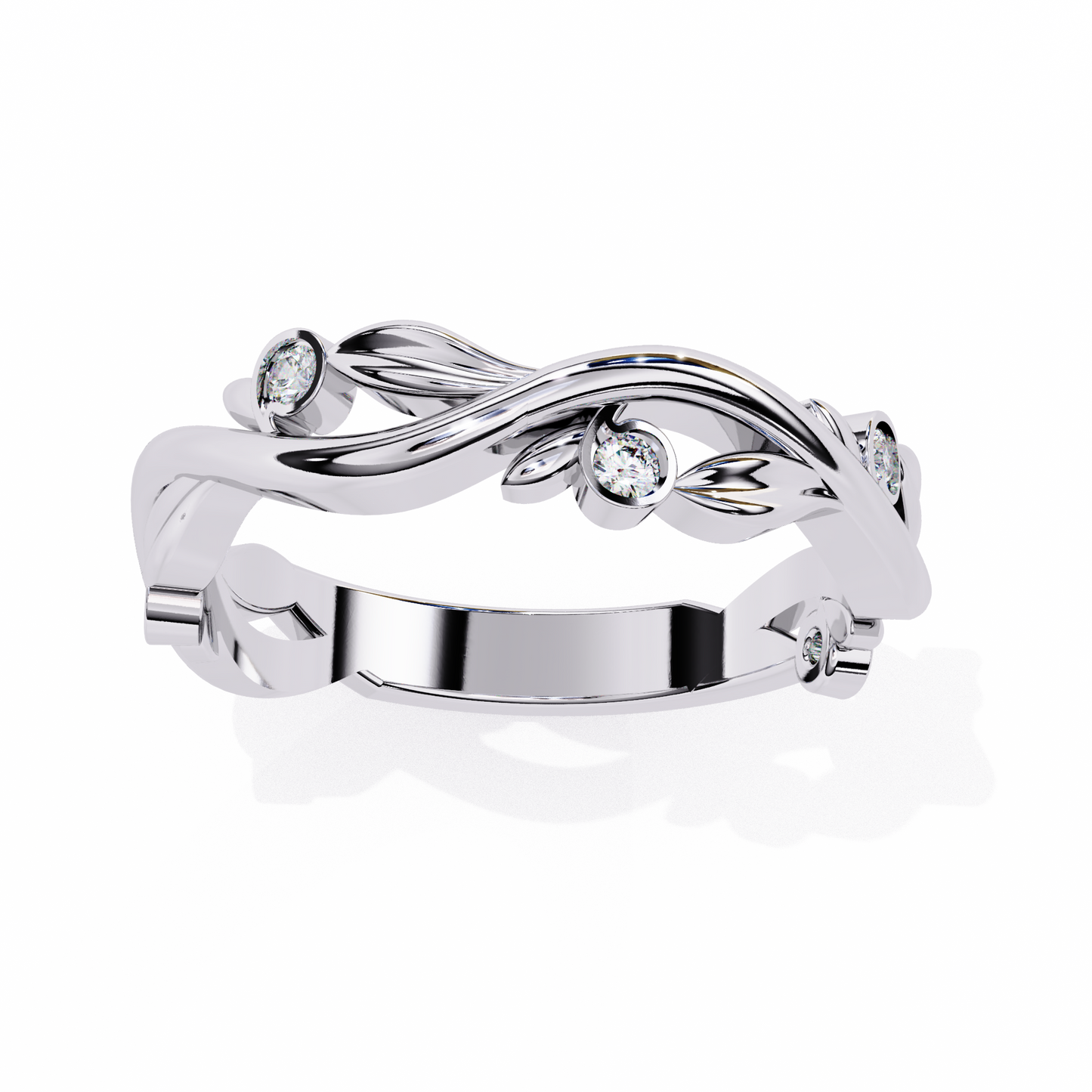 Prima Celeste Diamond Ring