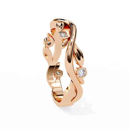Prima Celeste Diamond Ring