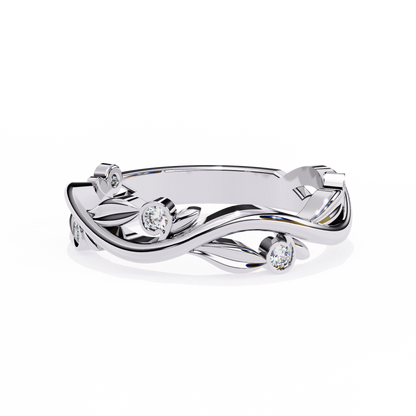 Prima Celeste Diamond Ring