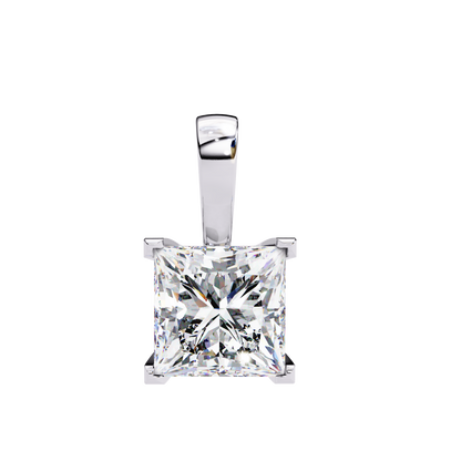 Regalia Puriste Princess Cut Solitaire Pendant