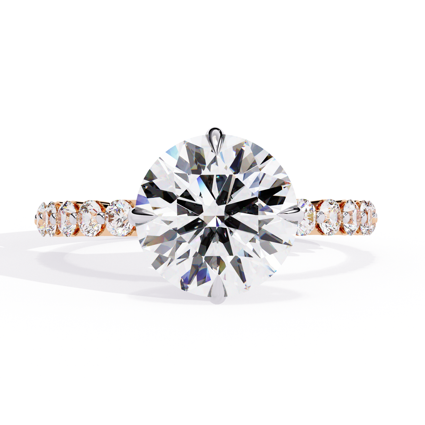 Elysian Velluto Round Solitaire Ring