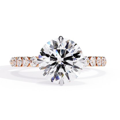 Elysian Velluto Round Solitaire Ring