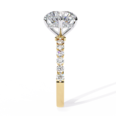 Elysian Velluto Round Solitaire Ring