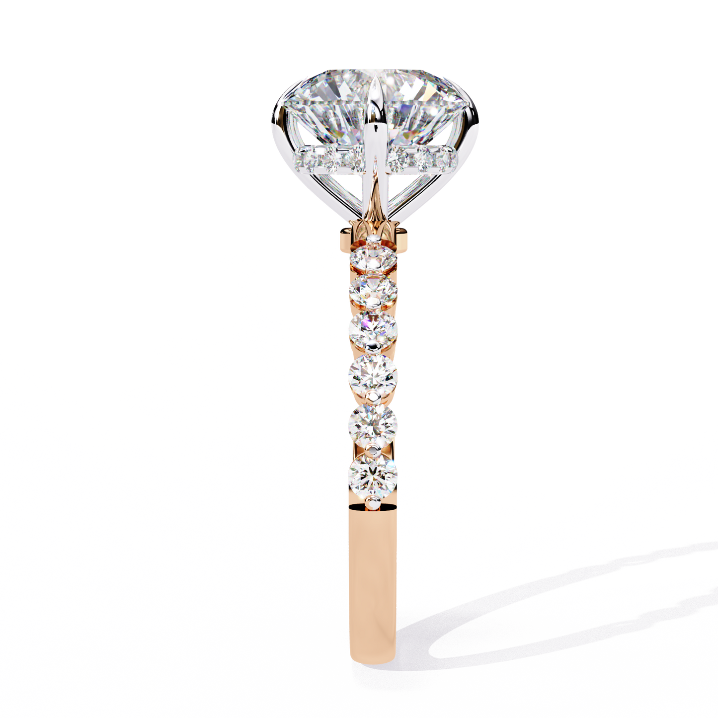 Elysian Velluto Round Solitaire Ring