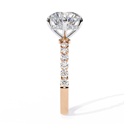 Elysian Velluto Round Solitaire Ring