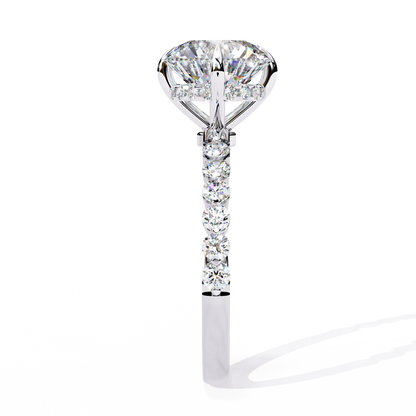 Elysian Velluto Round Solitaire Ring