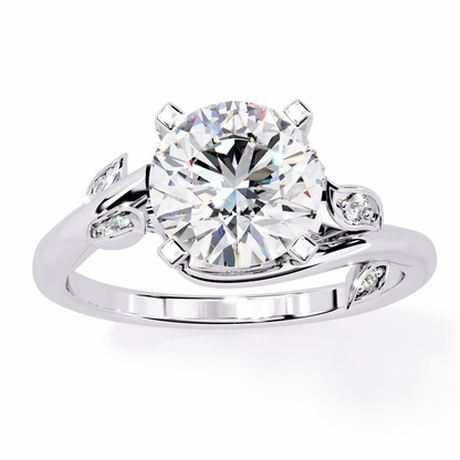 Nerisa Eclat Round Solitaire Ring