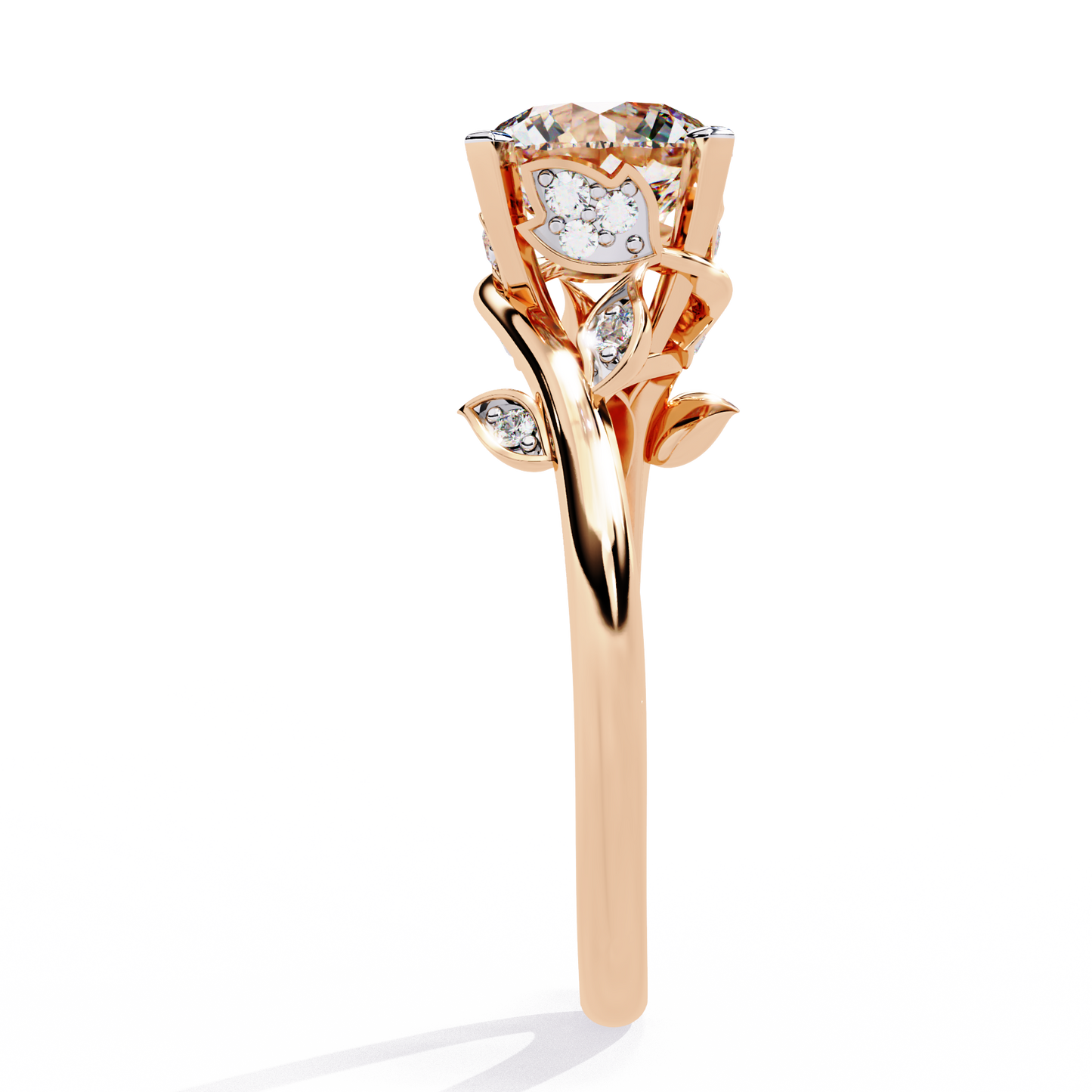 Nerisa Eclat Round Solitaire Ring