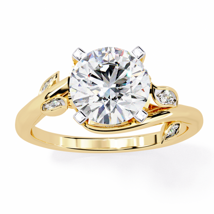 Nerisa Eclat Round Solitaire Ring