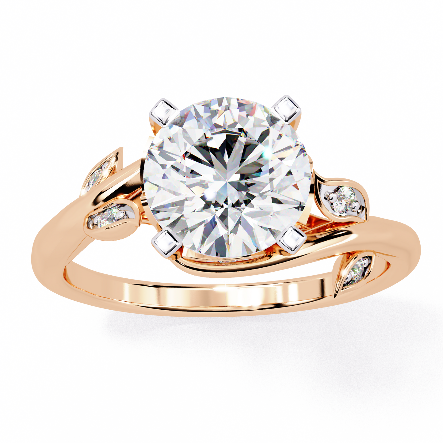 Nerisa Eclat Round Solitaire Ring