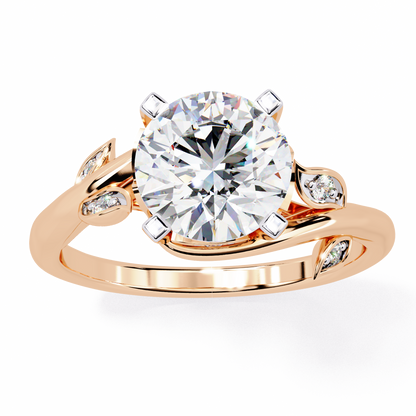 Nerisa Eclat Round Solitaire Ring