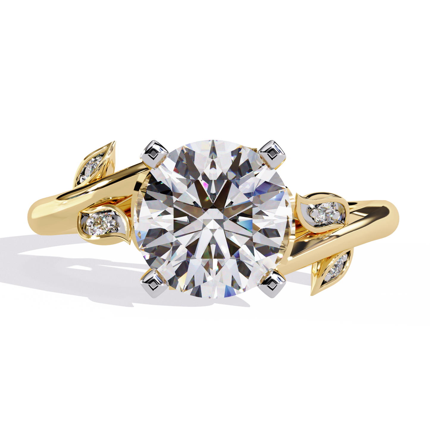 Nerisa Eclat Round Solitaire Ring