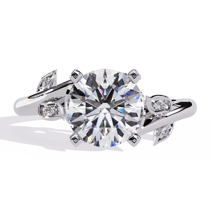 Nerisa Eclat Round Solitaire Ring