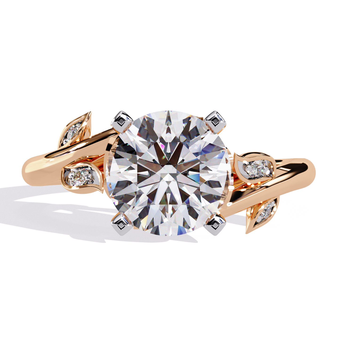 Nerisa Eclat Round Solitaire Ring