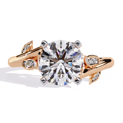 Nerisa Eclat Round Solitaire Ring