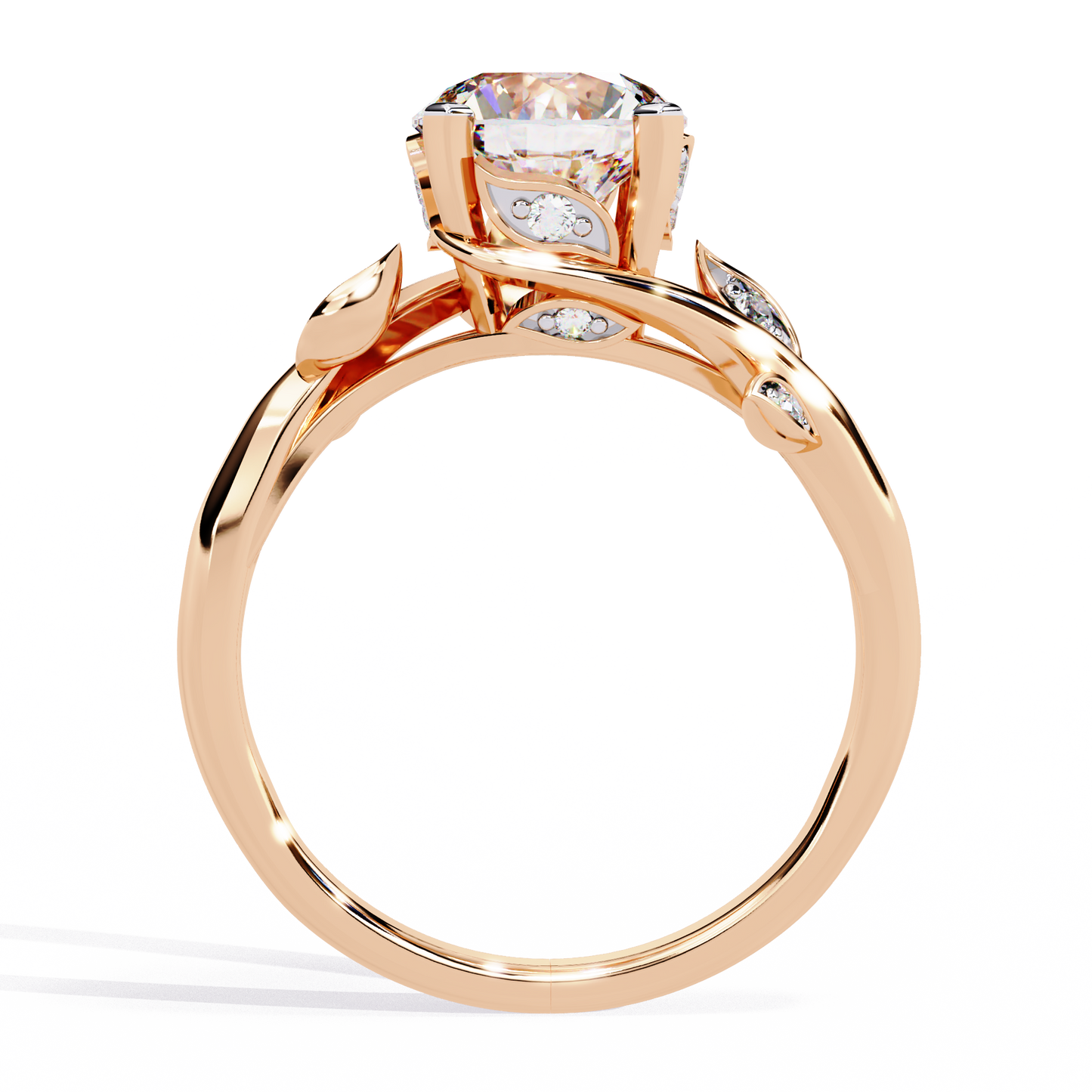 Nerisa Eclat Round Solitaire Ring