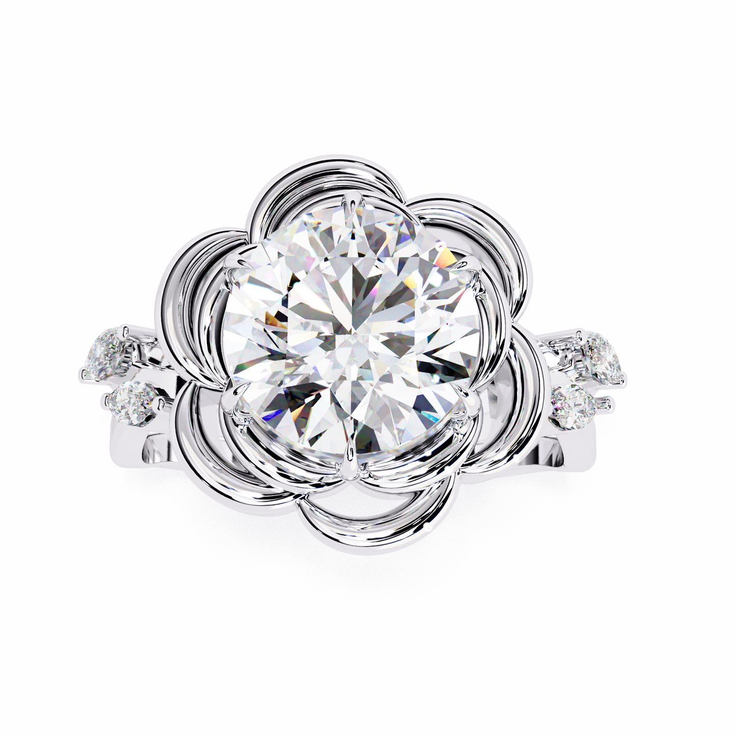 Veloura Prime Round Solitaire Ring