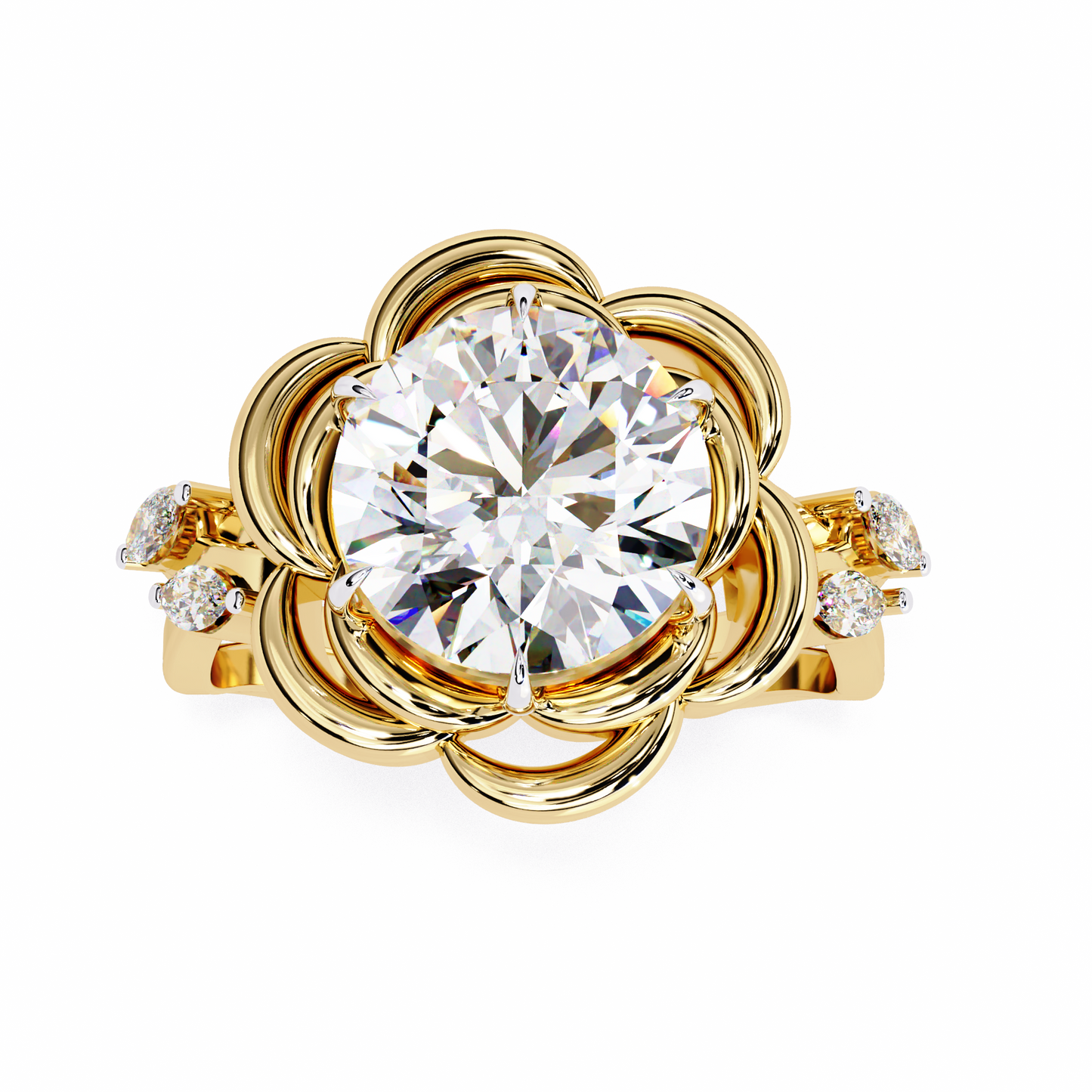 Veloura Prime Round Solitaire Ring