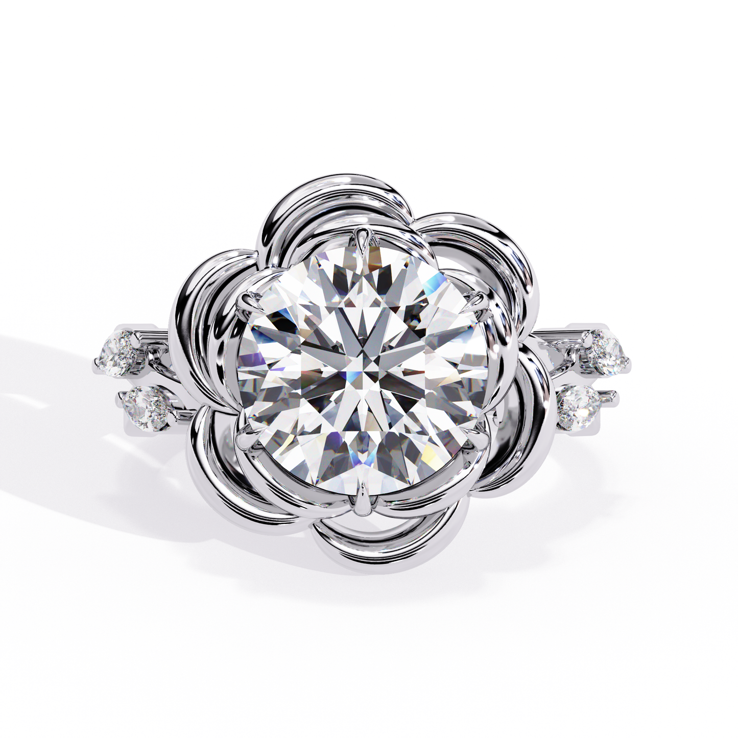 Veloura Prime Round Solitaire Ring