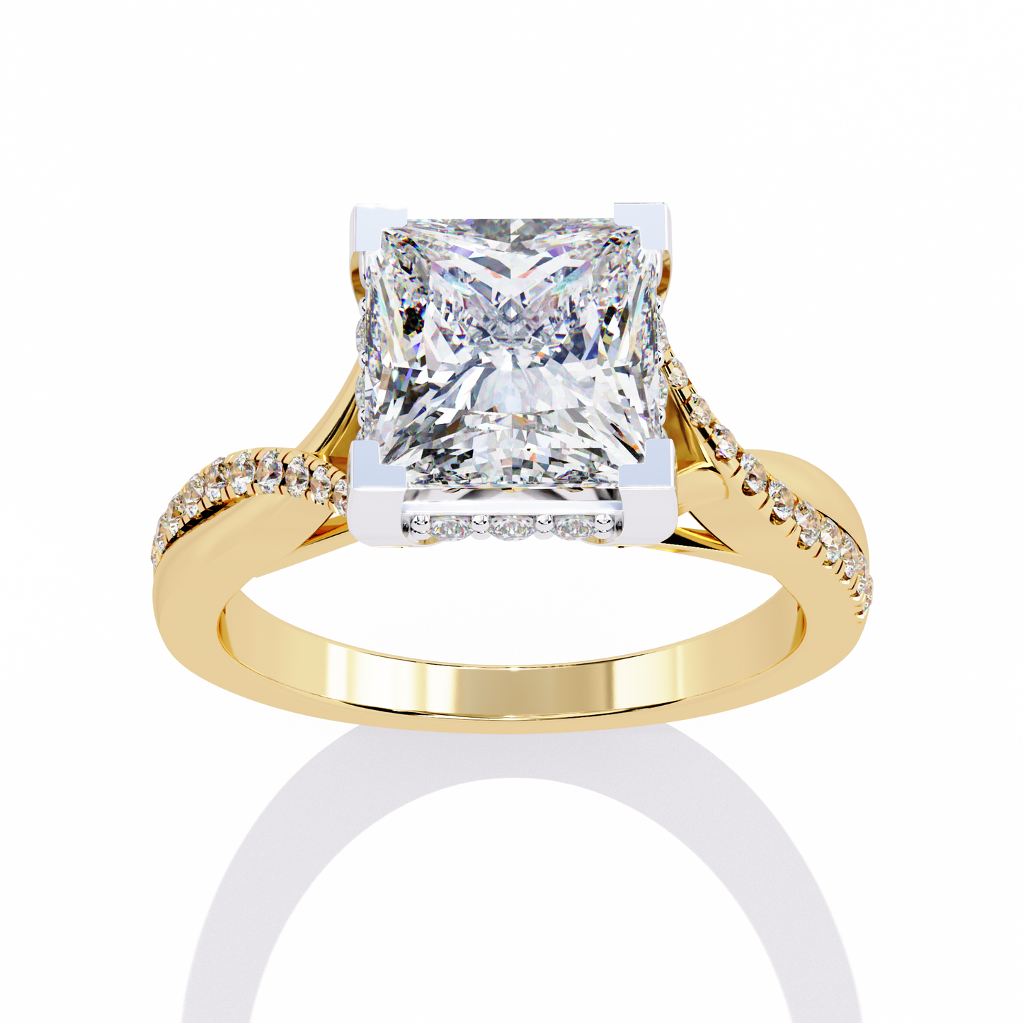 Regalia d’Or Princess Solitaire Ring