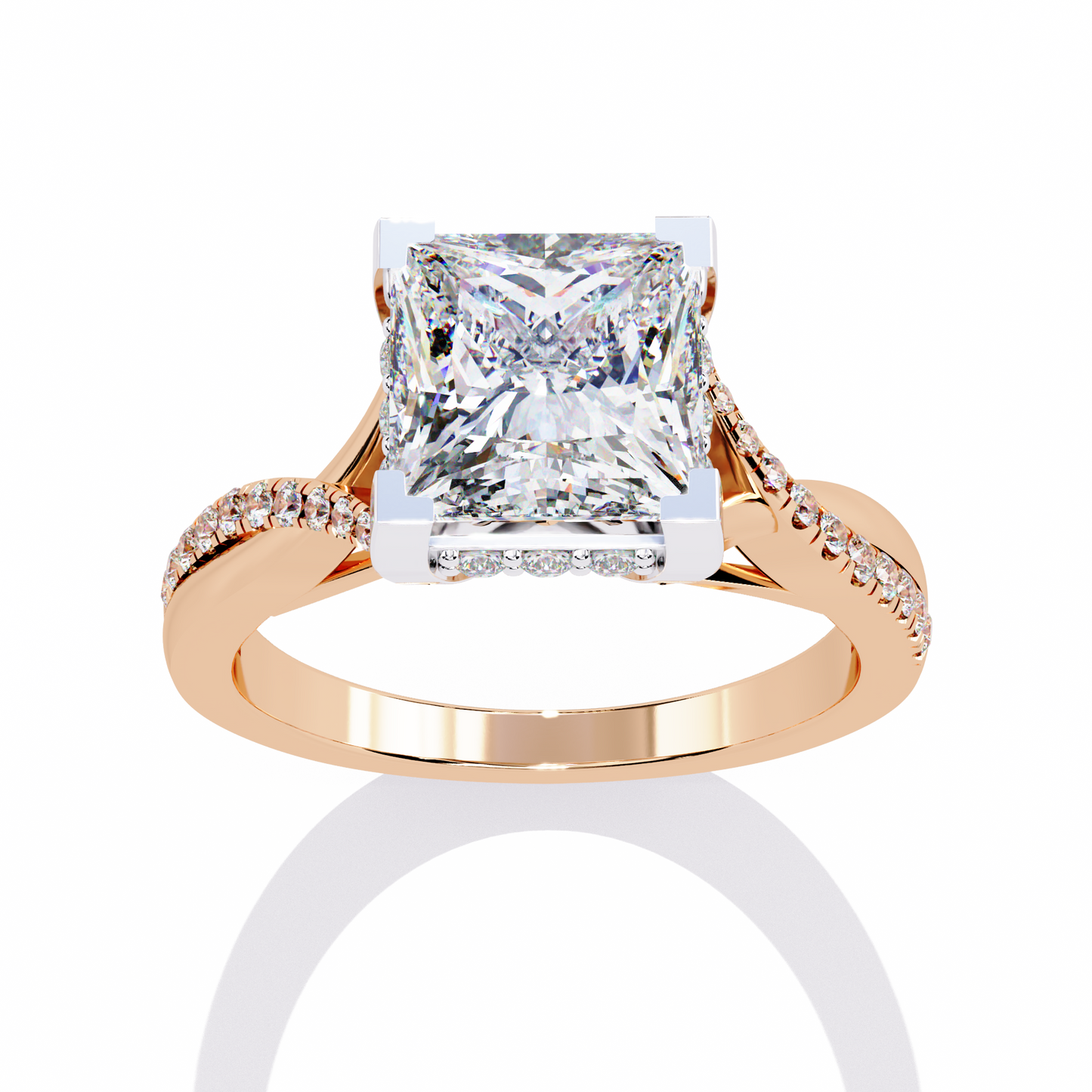 Regalia d’Or Princess Solitaire Ring