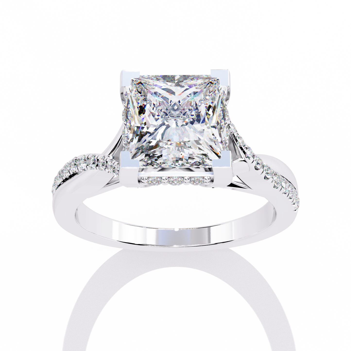 Regalia d’Or Princess Solitaire Ring