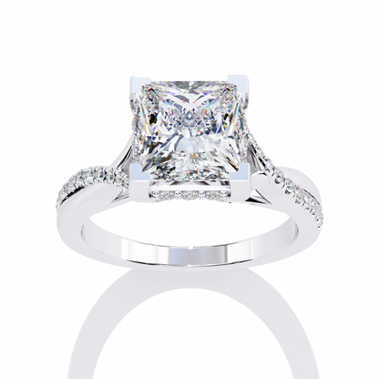 Regalia d’Or Princess Solitaire Ring