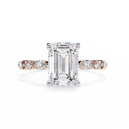 Luminora Crown Radiant Solitaire Ring