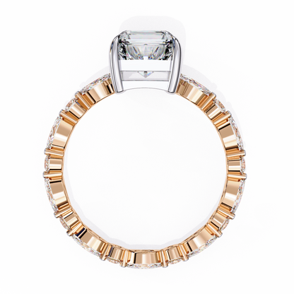 Luminora Crown Radiant Solitaire Ring