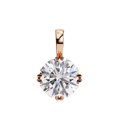Astrelline Haute Round Diamond Pendant