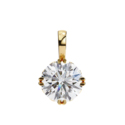Astrelline Haute Round Diamond Pendant