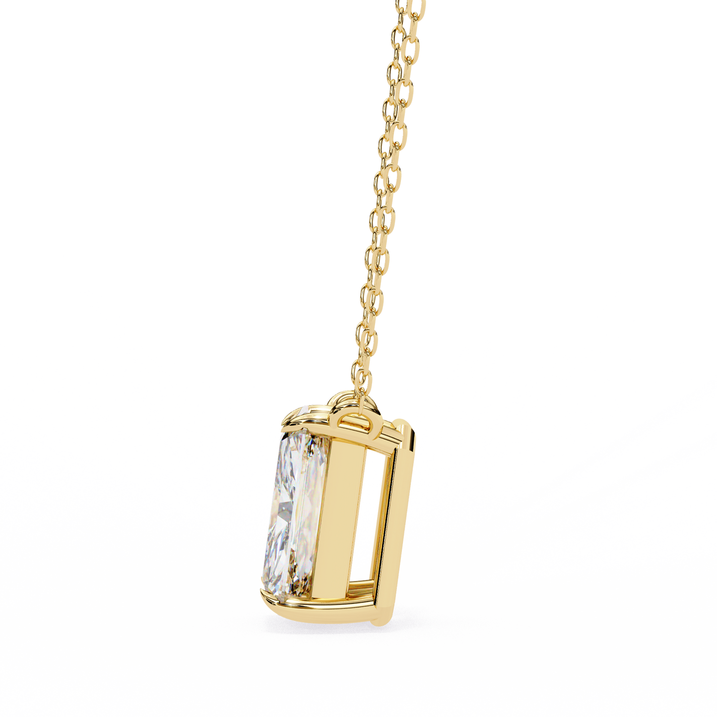 Valoria Eternelle Emerald Solitaire Pendant