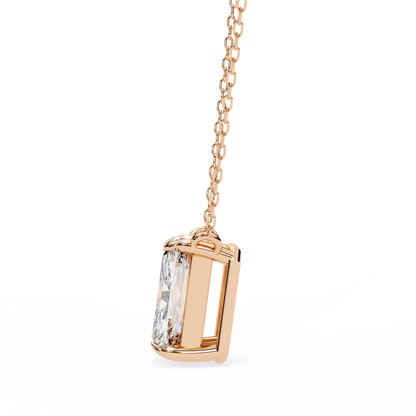 Valoria Eternelle Emerald Solitaire Pendant
