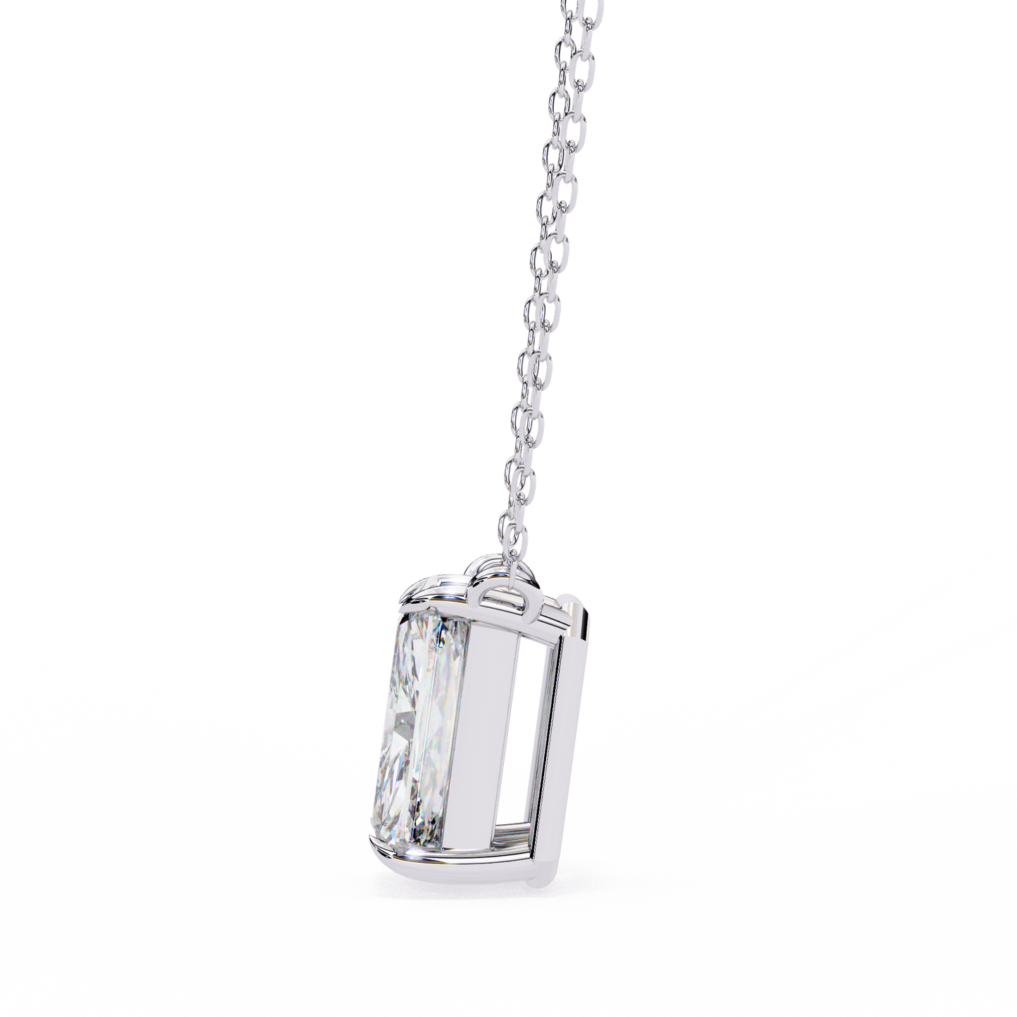 Valoria Eternelle Emerald Solitaire Pendant