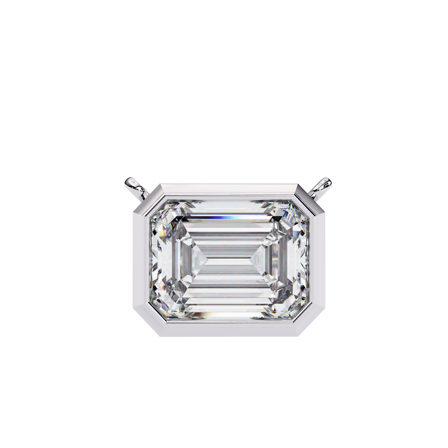 Lunaria Aristelle Emerald Solitaire Pendant