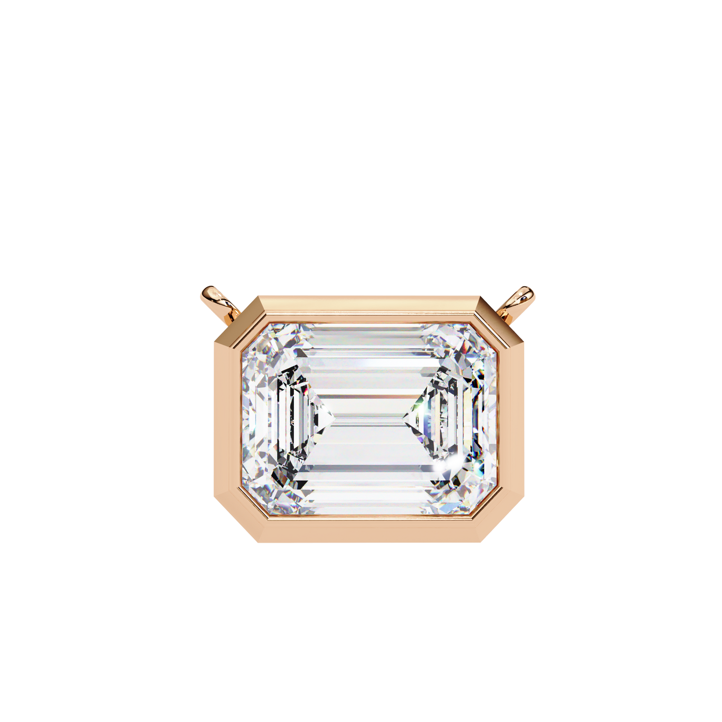 Lunaria Aristelle Emerald Solitaire Pendant